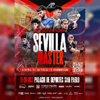 Cartel del A1 Pádel Master Sevilla 2024