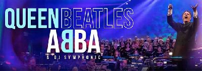 Cartel de ABBA, Queen y The Beatles: Royal Film Concert Orchestra y DJ Symphonic