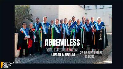 Cartel de Los Abremiless en el Cartuja Center de Sevilla 2025