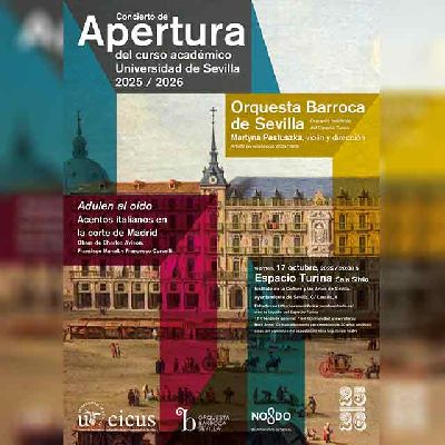 Cartel del concierto Adulen al oído en el Espacio Turina de Sevilla 2025