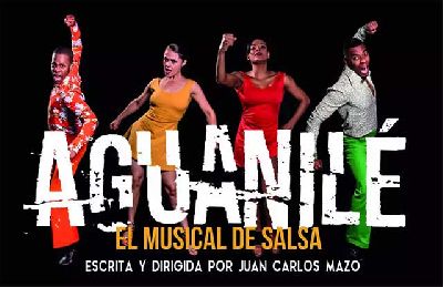 Cartel del espectáculo Aguanilé. El musical de salsa