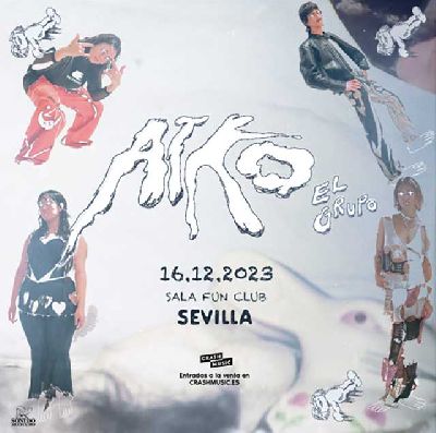 Cartel del concierto de Aiko en FunClub Sevilla 2023