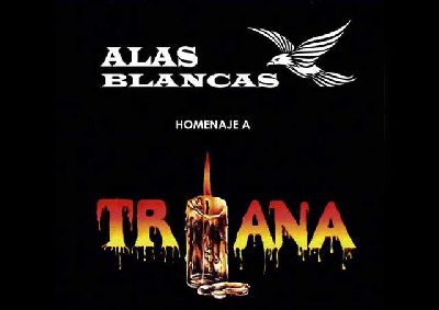 Cartel del concierto Homenaje a Triana del grupo Alas Blancas