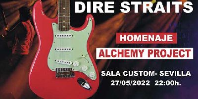Cartel del concierto de Alchemy Project en Custom Sevilla 2022