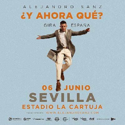 Cartel del concierto de Alejandro Sanz en Sevilla 2026