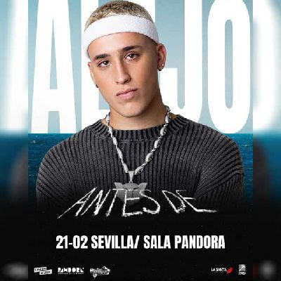 Cartel del concierto de Alejo en Pandora Sevilla 2025