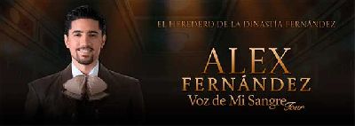 Cartel de la gira Voz de mi sangre Tour de Álex Fernández