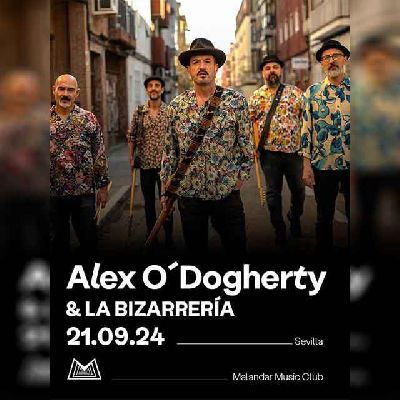 Cartel del concierto Alex O'Dogherty en Malandar Sevilla 2024