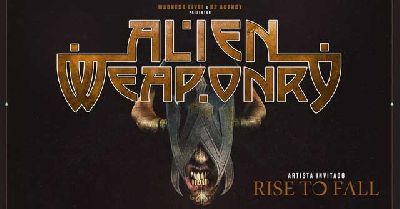 Cartel del concierto de Alien Weaponry y Rise To Fall