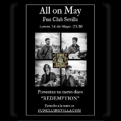 Cartel del concierto del All on May en FunClub Sevilla 2026