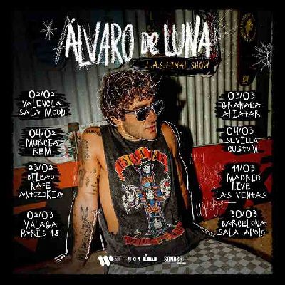 Cartel del concierto de Álvaro de Luna fin de gira 2023