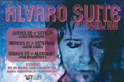 Cartel de la gira de Álvaro Suite Fantasian Tour octubre 2022