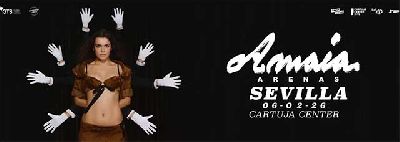 Cartel del concierto de Amaia Romero en el Cartuja Center de Sevilla 2026