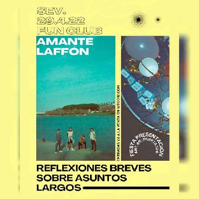 Cartel del concierto de Amante Laffón en FunClub Sevilla 2022