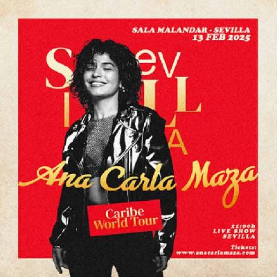 Cartel del concierto de Ana Carla Maza en Malandar Sevilla 2025