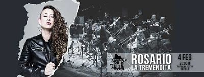 Cartel del concierto de Andalucía Big Band y La Tremendita en el Teatro Lope de Vega de Sevilla 2022