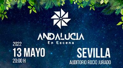 Cartel del Andalucía en escena 2022 en el Auditorio Rocío Jurado de Sevilla