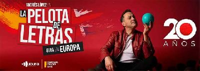 Cartel del espectáculo de Andrés López en el Cartuja Center de Sevilla 2025