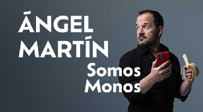 Cartel del espectáculo Somos monos de Ángel Martín