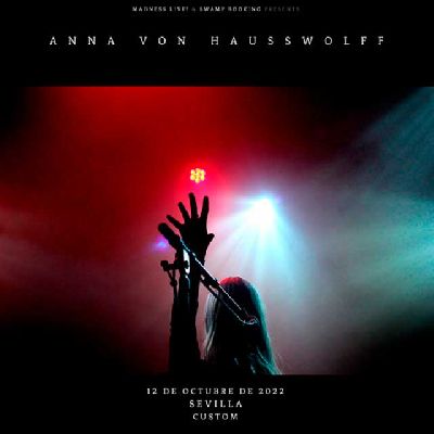 Cartel del concierto de Anna Von Hausswolff en Custom Sevilla 2022