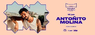Cartel del concierto de Antoñito Molina en el festival Icónica Sevilla Fest 2027