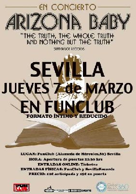 Concierto: Arizona Baby en Sevilla (FunClub)