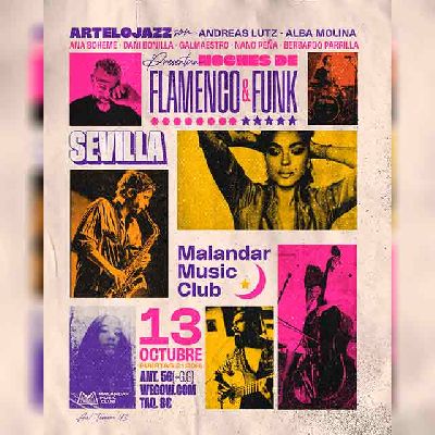 Cartel del concierto de ArteloJazz en Malandar Sevilla 2022