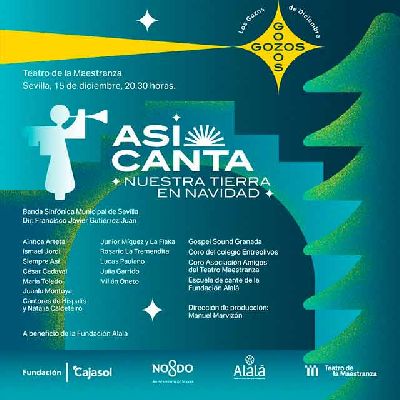 Cartel del concierto Así canta nuestra tierra en Navidad 2025