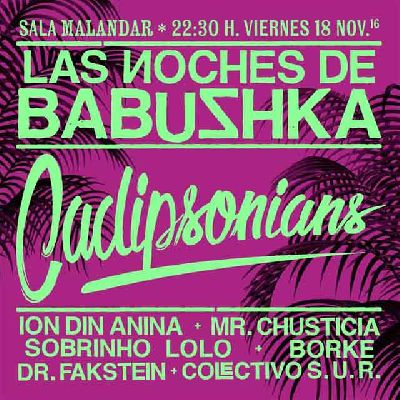 Las noches de Babvshka en Malandar Sevilla (noviembre 2016)