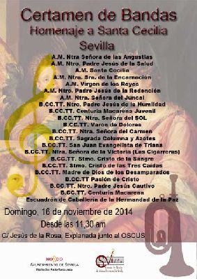 Certamen de Bandas de Santa Cecilia en Sevilla