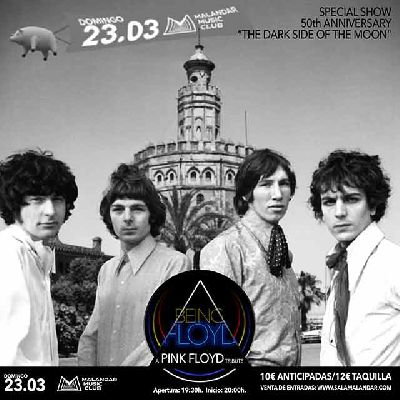 Cartel del concierto de Being Floyd en Malandar Sevilla 2025