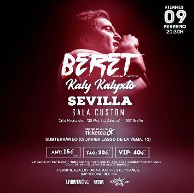 Concierto: Beret en Custom Sevilla 2018