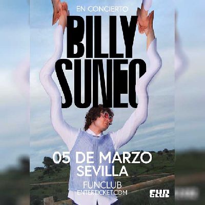 Cartel del concierto de Billy Suneo en FunClub Sevilla 2026