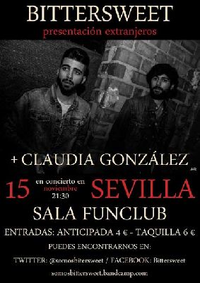 Concierto: BitterSweet y Claudia González en FunClub Sevilla