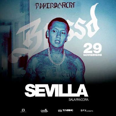 Cartel del concierto de Blessd en Pandora Sevilla 2025