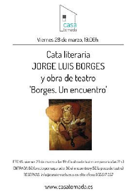 Teatro: Borges, un encuentro y cata literaria en la Casa Tomada de Sevilla