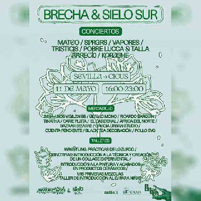 Cartel de las jornadas Brecha y Sielo Sur 2024 en el CICUS Sevilla