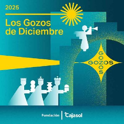 Cartel de los Gozos de diciembre 2025 en Cajasol Sevilla