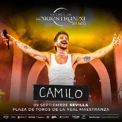 Cartel del concierto de Camilo en Sevilla 2025