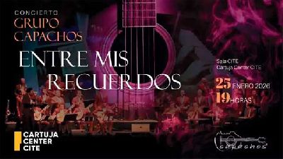 Cartel del concierto de Capachos en el Cartuja Center de Sevilla 2026