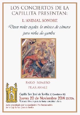 Concierto: L'Animal Sonore en la Capillita de San José Sevilla