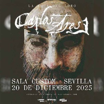 Cartel del concierto de Carlos Ares en Custom Sevilla 2025