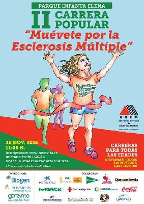 II Carrera Popular Muévete por la esclerosis múltiple en Sevilla 2015