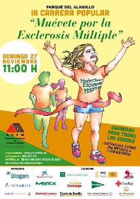 III Carrera Popular Muévete por la esclerosis múltiple en Sevilla 2016
