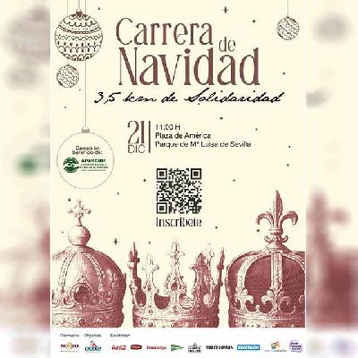 Cartel de la Carrera de la Navidad de Sevilla 2025
