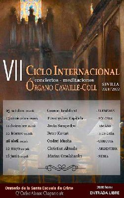 Cartel del séptimo Ciclo Internacional del Órgano Cavaillé-Coll de Sevilla