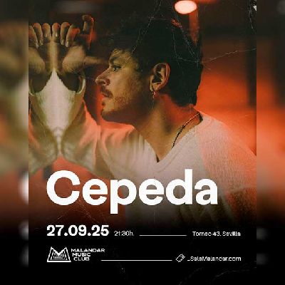 Cartel del concierto de Cepeda en Malandar Sevilla 2025