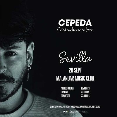 Cartel del concierto Cepeda en Malandar Sevilla 2024