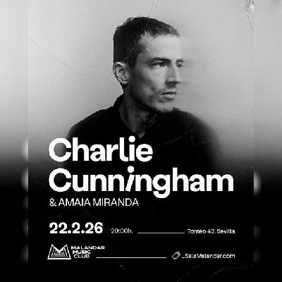 Cartel del concierto de Charlie Cunningham en Malandar Sevilla 2026