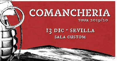 Cartel del concierto de Los Chikos del Maíz en Custom Sevilla 2019